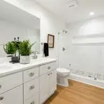 Full bathroom remodel project showing off benefits of doing a bathroom remodel
