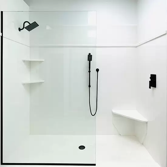 How to Compare Solid Surface & Cultured Stone Shower Systems